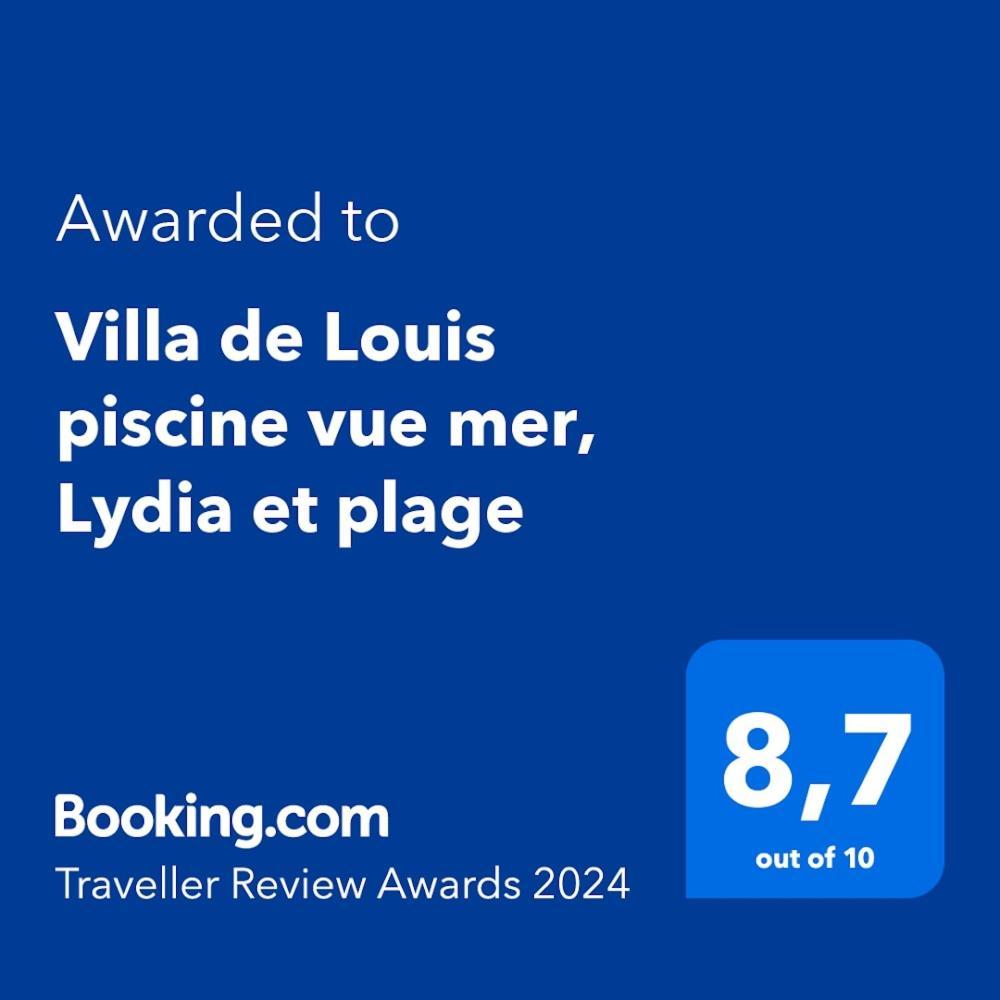 Barcaresa-villa De Louis Piscine Vue Mer, Lydia Et Holiday home